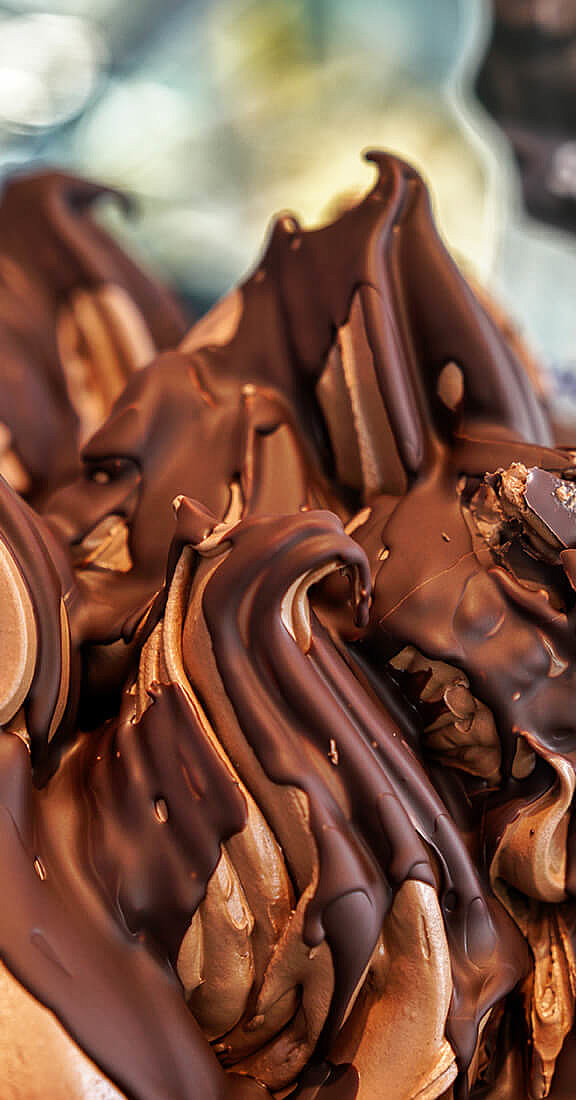 Schokoladen Eis im AROMA Marburg